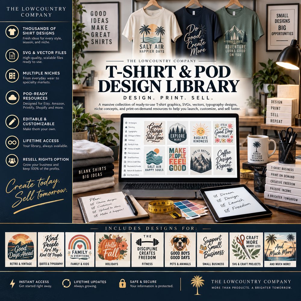 T-Shirt & POD Design Library